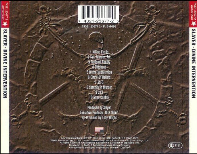 CD: CD Slayer Divine Intervention - CD Original 1994 – Usato da St-Prex venduto da eme_kc29 1