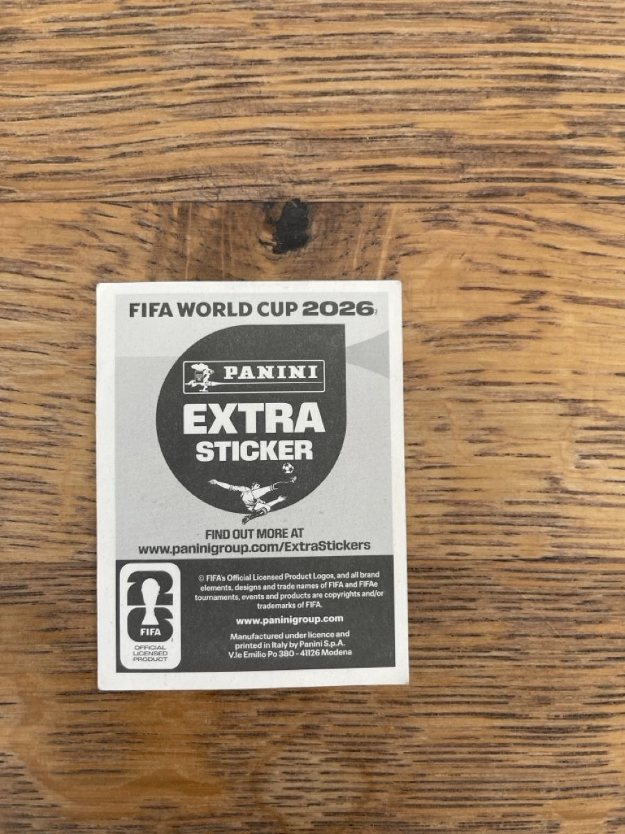 Panini Carte collezionabili: Panini WM 2026 Extra Sticker Achraf Hakimi rar  – Nuovo (secondo la descrizione) da Ebikon venduto da Timon79 1