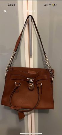 Michael Kors Tasche, braun, Lederimitat, Vintage