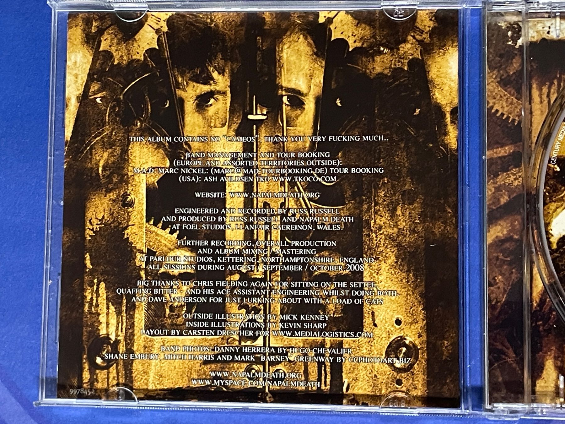 CD: Napalm Death – Usato da Muri b. Bern venduto da AdidasCollector 2