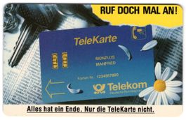 TeleKarte - volle Telefonkarte aus Deutschland
