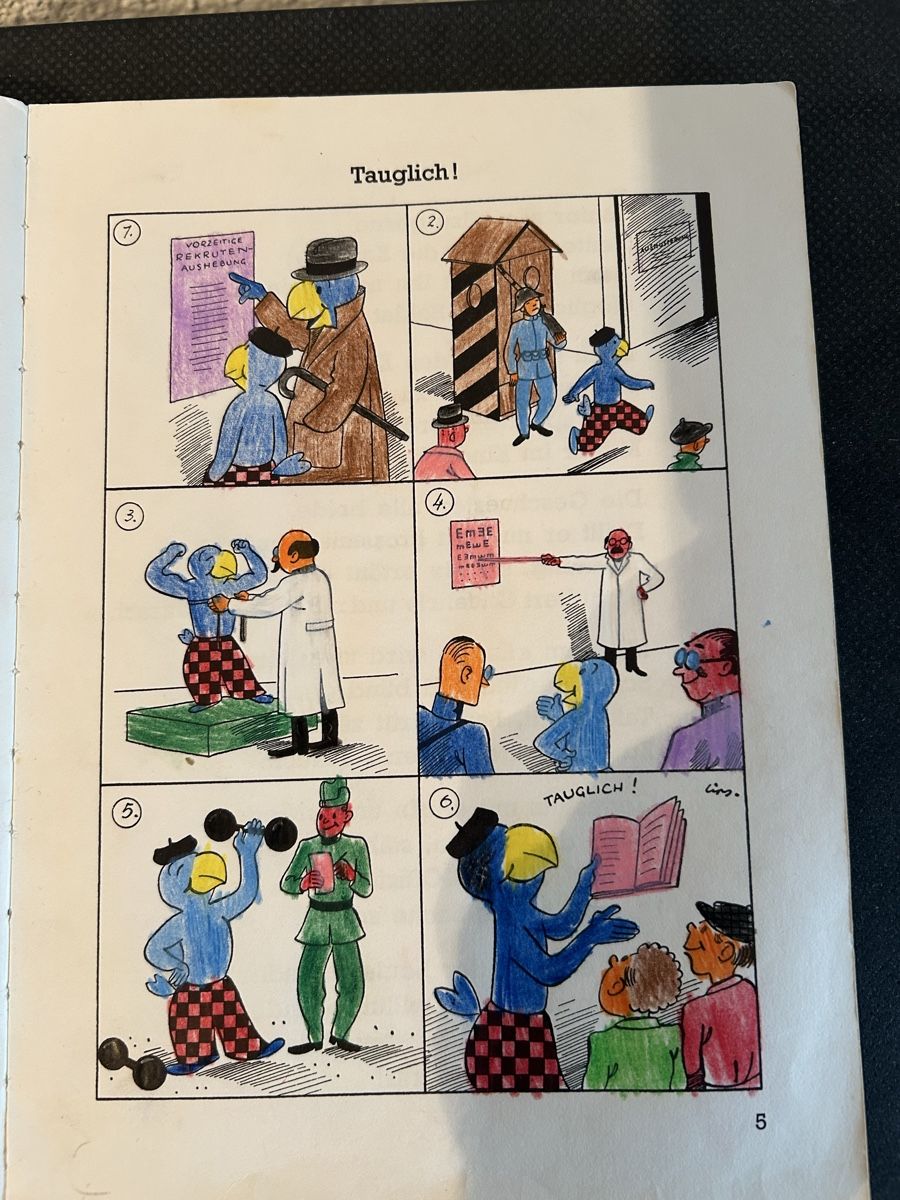 Libri: Globi wird Soldat/ 6.Auflage 1968 – Usato da Urtenen-Schönbühl venduto da tulpenschein 5