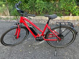 E-Bike Diamant Ubari + Super Deluxe Rot 25/kmh