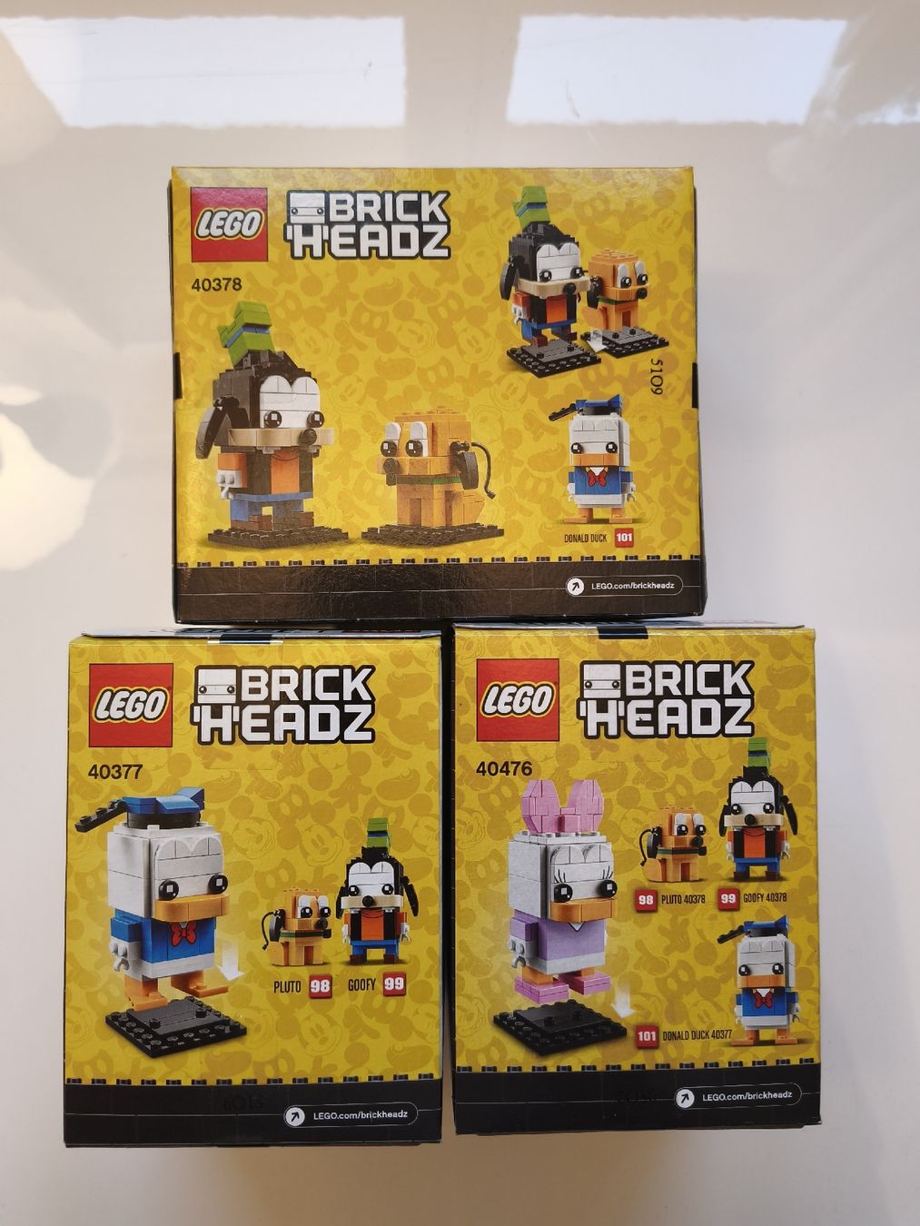 Lego Kit di costruzioni: LEGO BrickHeadz: 40378, 40377, 40476 – Nuovo (secondo la descrizione) da Rüfenacht BE venduto da Morfius 1