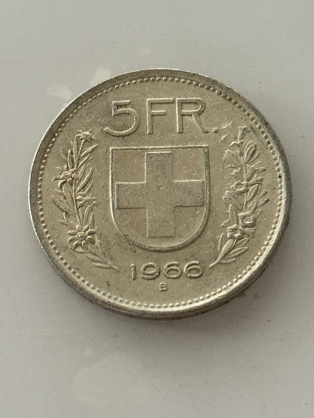 Alle Münzen: 5 Franken 1966  Silber – Gebraucht aus Wallisellen von SWISS_SILVER1 1