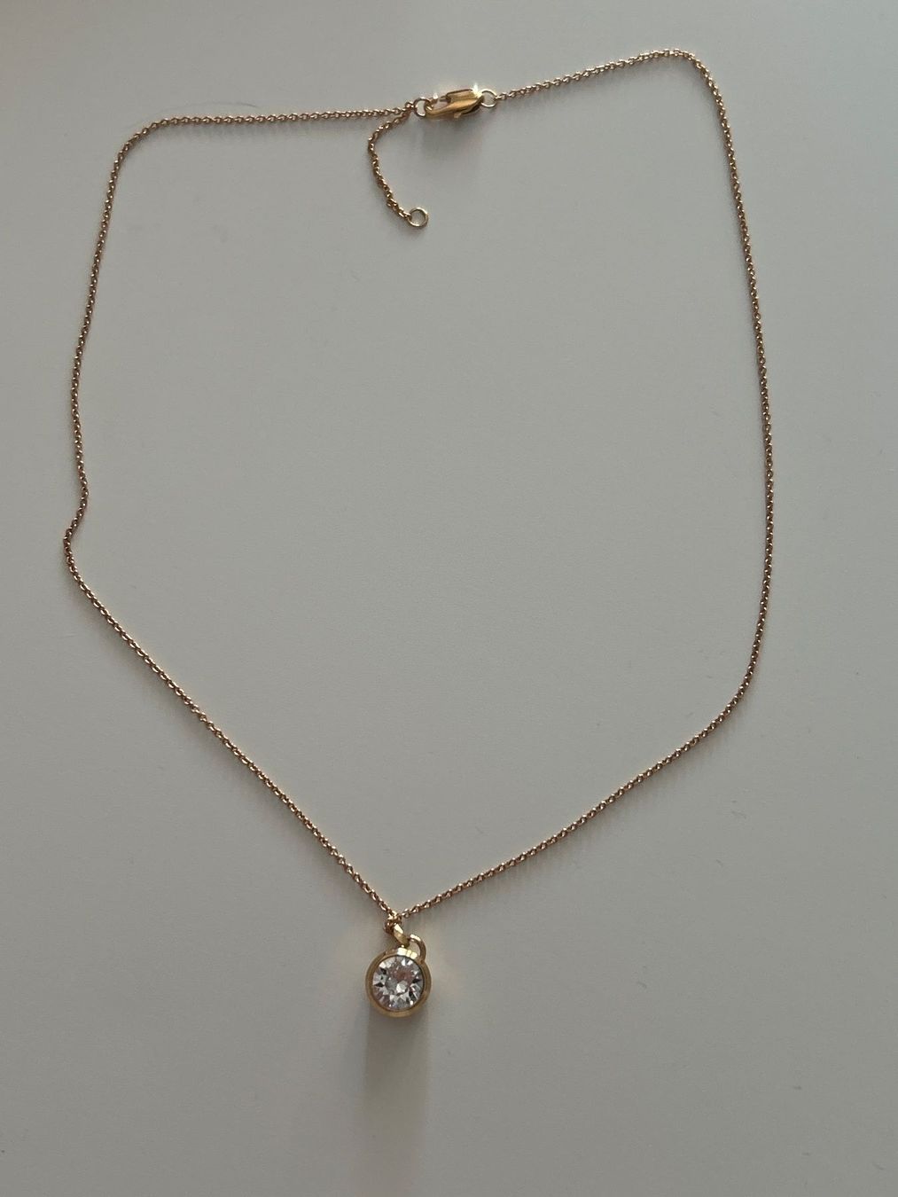 Colliers: Modeschmuck Halskette mit Anhänger goldfarben – D'occasion à Brunnen par Nala2929 4