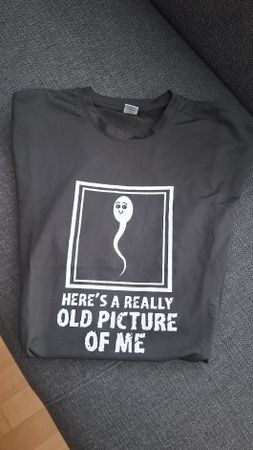T-Shirt mit lustigem Spruch L