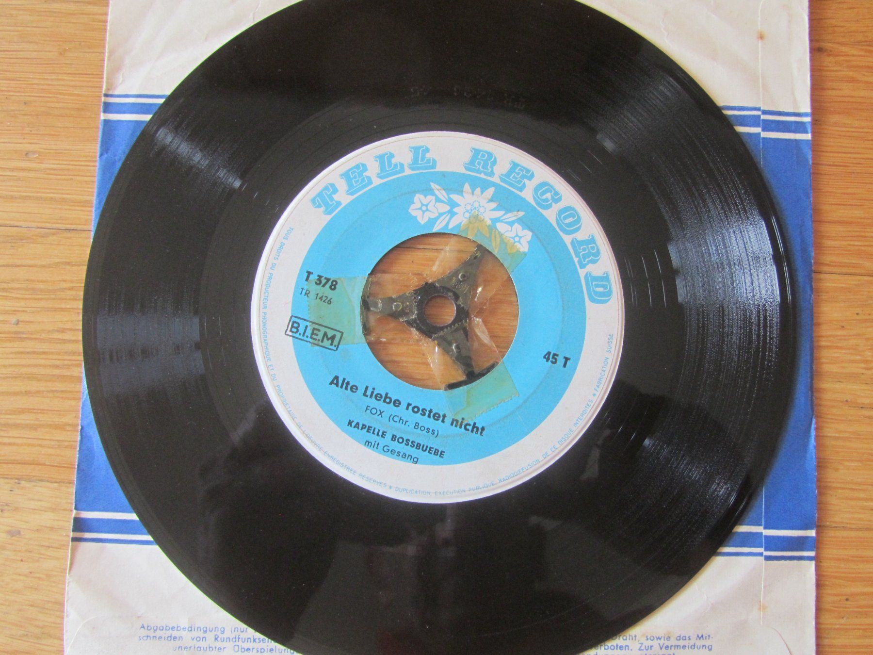 Dischi in vinile: Tell Record Single Kapelle Rossbuebe, 's Träumli – Usato da Seengen venduto da mikelele 2