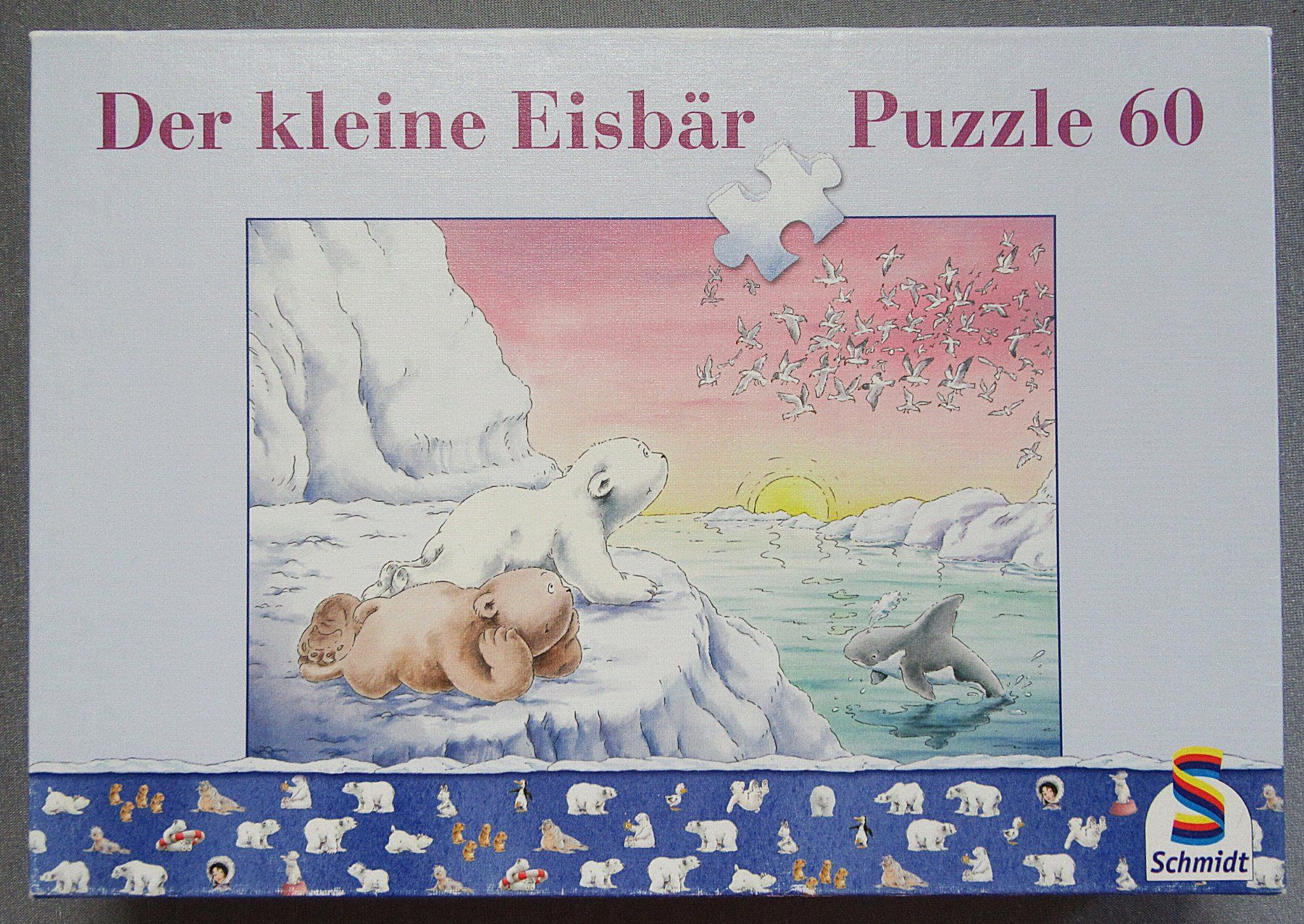 Puzzle: Schmidt Puzzle - 60 Teile - Der kleine Eisbär Abendstimmung – Usato da Auenstein venduto da Padabimbim