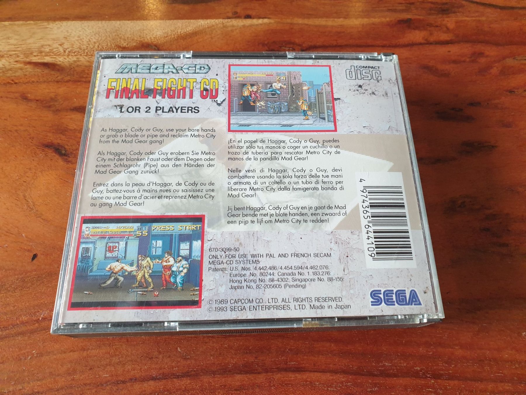 Sega Giochi: Final Fight CD - SEGA Mega-CD – Usato da Rain venduto da Rou_z26r 1