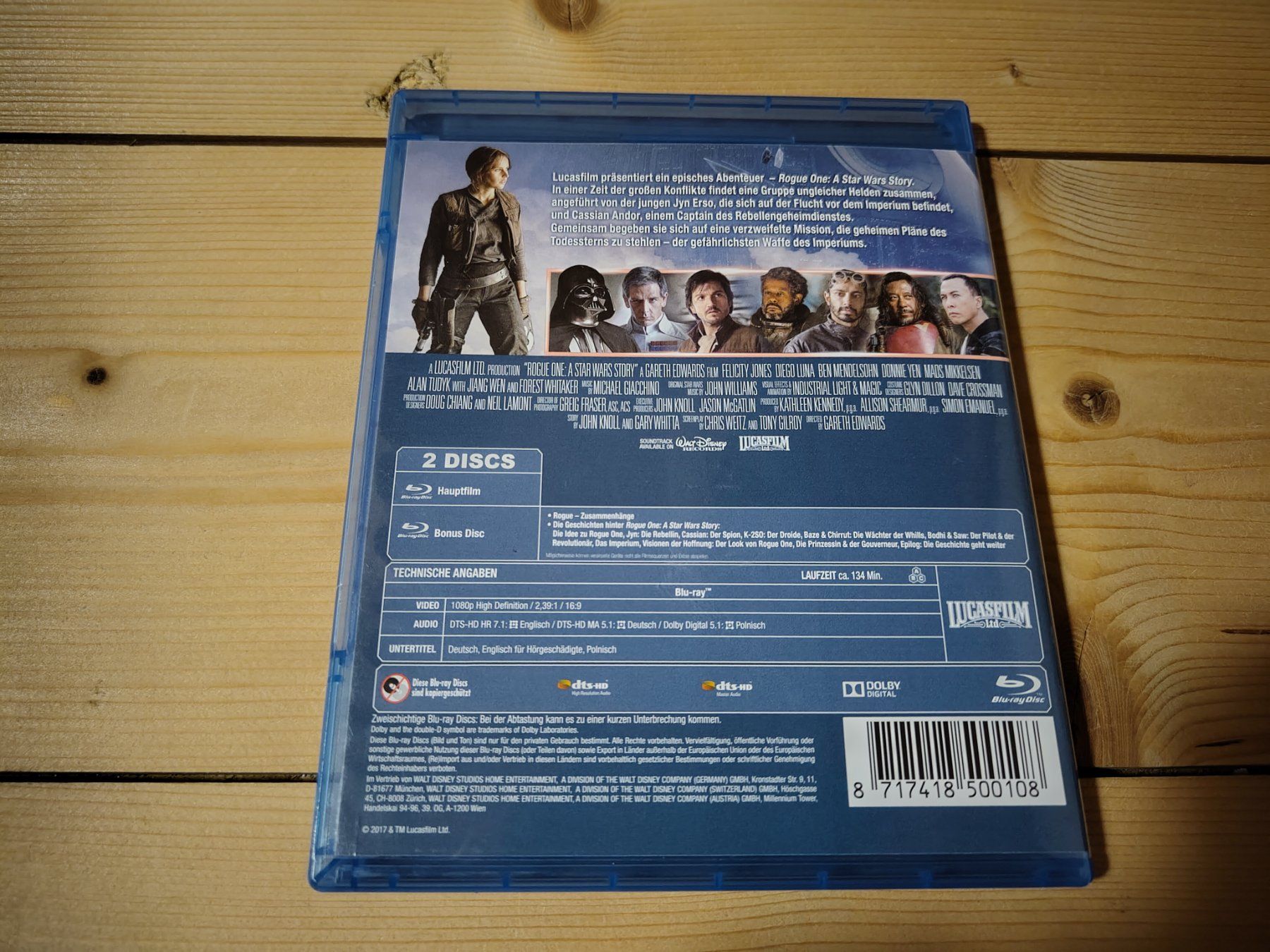 Tutti i DVDs: Star Wars: Rogue One – Usato da Wasterkingen venduto da Palu17 2