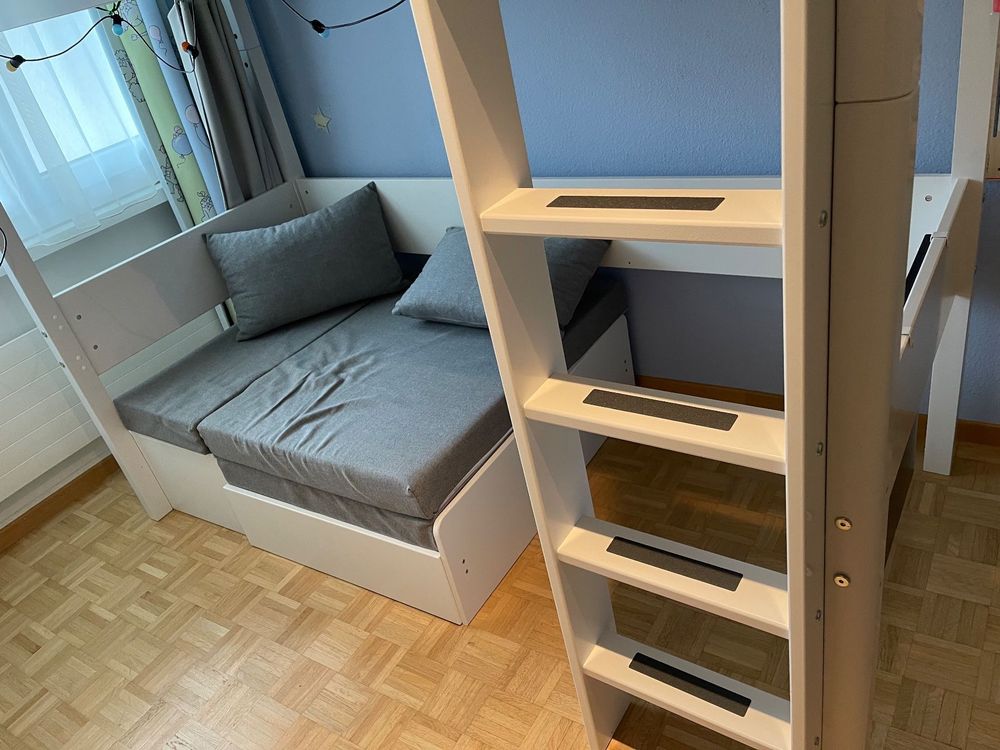 Erhöhung Flexa Bett+Bettsofa + Kreidetafel (Gebraucht) in Zürich für ...