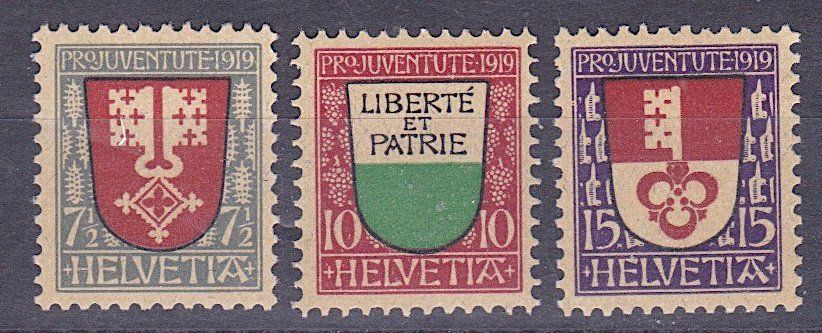 Alle Briefmarken: PJ 1919, postfrisch. Kat Fr. 60.-. – Neu (gemäss Beschreibung) aus Richterswil von Dyaris2025