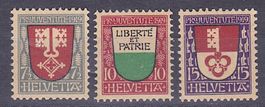 PJ 1919, postfrisch. Kat Fr. 60.-.