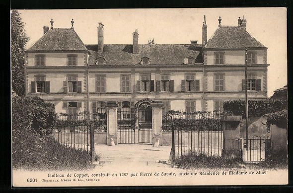 Cartoline postali: Coppet, le Chateau, ancienne Résidence  – Usato da Berlin venduto da bartko-reher