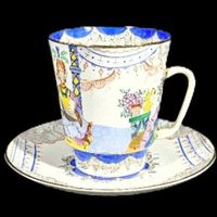 ✨ Exklusive Vintage Sammeltasse – Orientalischer Tanz 🏺