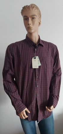 Neues Camel Active Herren Hemd, Gr. L, Bordeaux Kariert