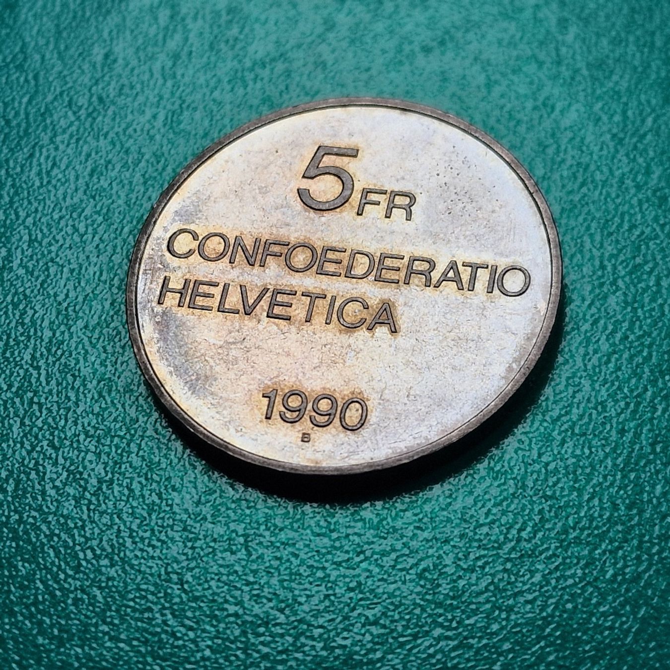 Tutti le monete: CHF 5.- commémorative 1990 – Usato da Bouveret venduto da psv01 3