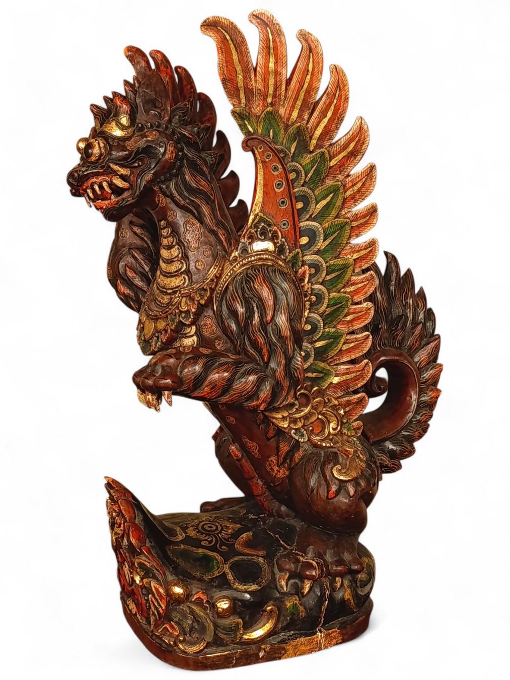Skulpturen & Statuen: Riesige balinesische Tempel Figur - Drachen / 102 cm – Gebraucht aus Hochfelden von Relict 5