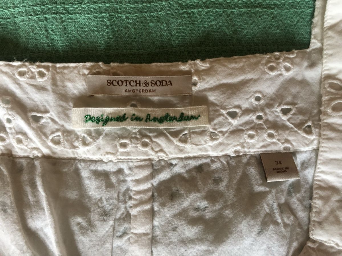 Maison Scotch Blusen: Weisse Bluse Scotch & Soda Gr. 34/XS – Gebraucht aus Heiden von sab_rzm2 1