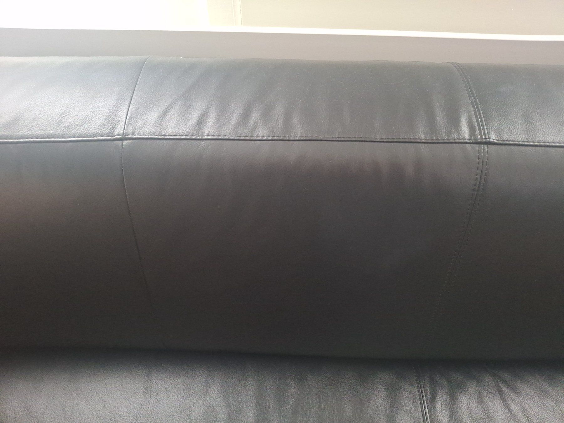 Sofas: Modernes schwarzes Ledersofa – Gebraucht aus Bichelsee von neenas16 4
