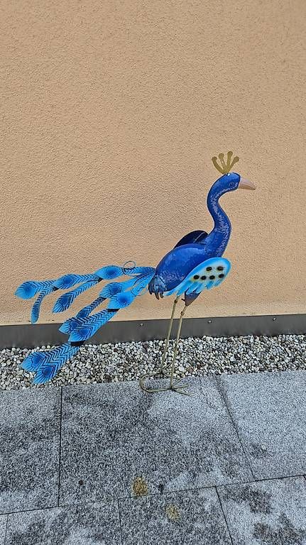 Toutes les décorations: Metall Pfau als gartendeko ca 80 cm – D'occasion à Immensee par ser_8529