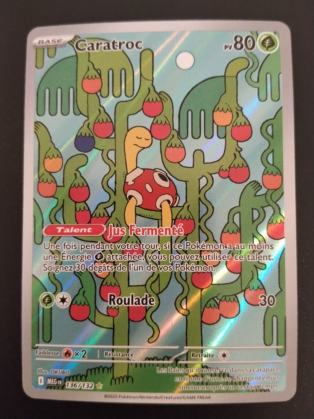 Pokémon Carte collezionabili: Pokémon Méga-Evolution: Caratroc 136/132 FR – Usato da Palézieux-Village venduto da oufoux08