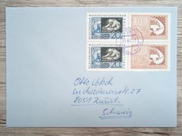 TR51 Enveloppe + Timbre Russie 1967