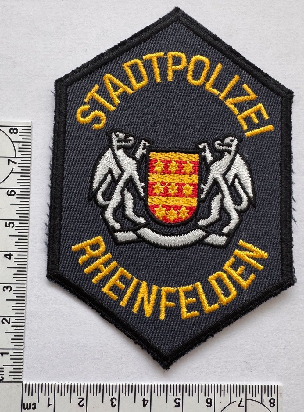 Placchette & Badge: 1 Polizei Abzeichen Stadtpolizei Rheinfelden – Nuovo (secondo la descrizione) da Zürich venduto da Policepatch