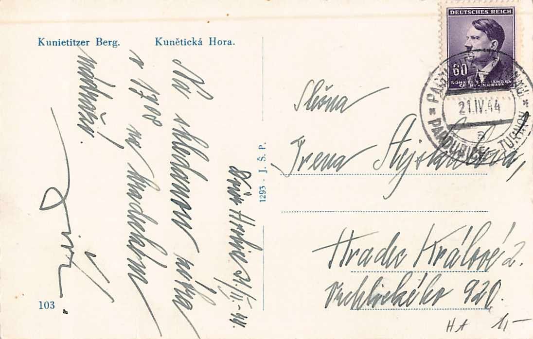 Cartoline postali: EXOTISCHE Ansichtskarte 4x TSCHECHOSLOWAKEI u.a. mit Hitler – Usato da Lufingen venduto da TopAnsichtskarten 5