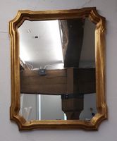 Großer antiker Wandspiegel im Goldrahmen – Stil Napoleon III