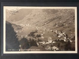 AK 1923 "Unterwasser und Alt-St. Johann" Stempel Unterwasser
