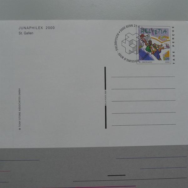 Alle Briefmarken: 2000, ZEPPELIN Ganzsache ungefaltet, selten ! – Gebraucht aus Sursee von Luzernerraute 3