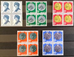 1962 Pro  Patria  Viererblöcke Postfrisch  **