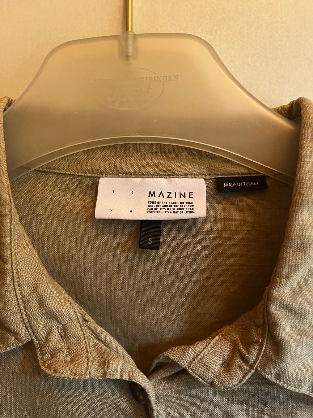 Blusen: MAZINE Sommerbluse, Khaki, Gr. S – Gebraucht aus Innertkirchen von salmalo 1