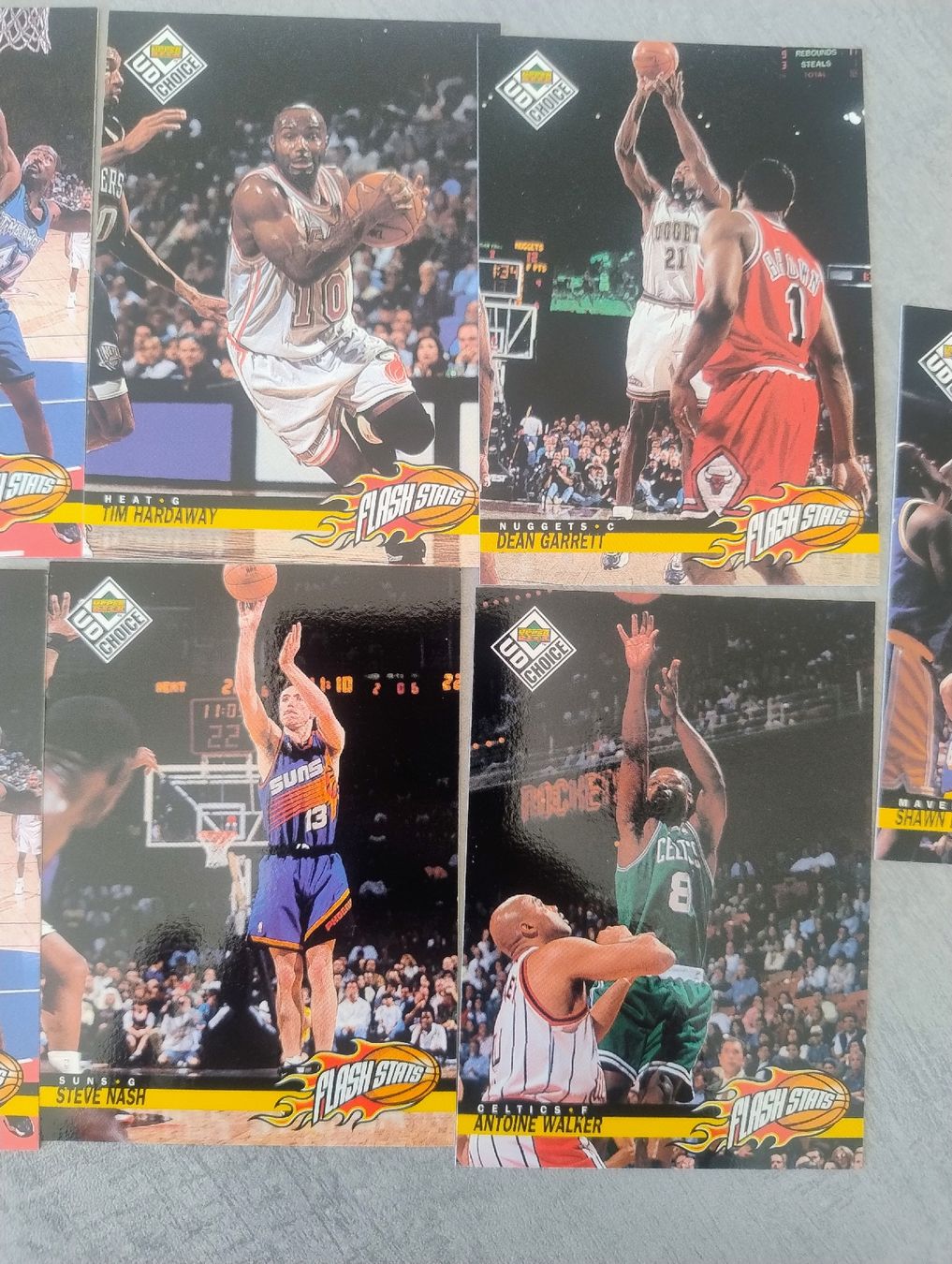 Nba Carte collezionabili: Lot NBA Upper deck 1998 Flash Stats 9 cartes – Nuovo (secondo la descrizione) da Martigny venduto da jul_7s5x 2