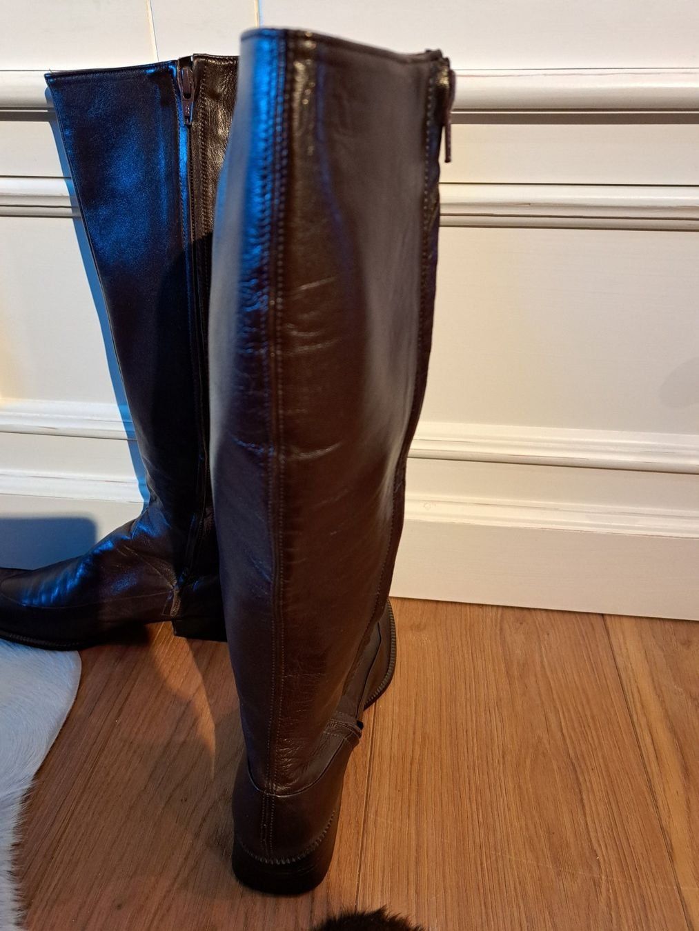 Jil Sander Scarpe da donna: Jil Sander Lederstiefel 37.5 Weinrot – Usato da Zürich venduto da mgn1 2