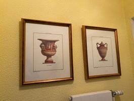 2-Set Bilder mit Amphorenmotiven G&C