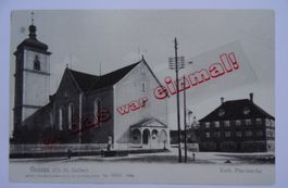 St. Gallen Gossau Kirche   anno dazumal
