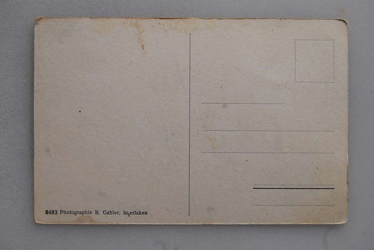 Cartoline postali: AK Interlaken - Harder Kulm, Eiger, Mönch und Jungfrau – Usato da Rüfenacht BE venduto da Toro06 1