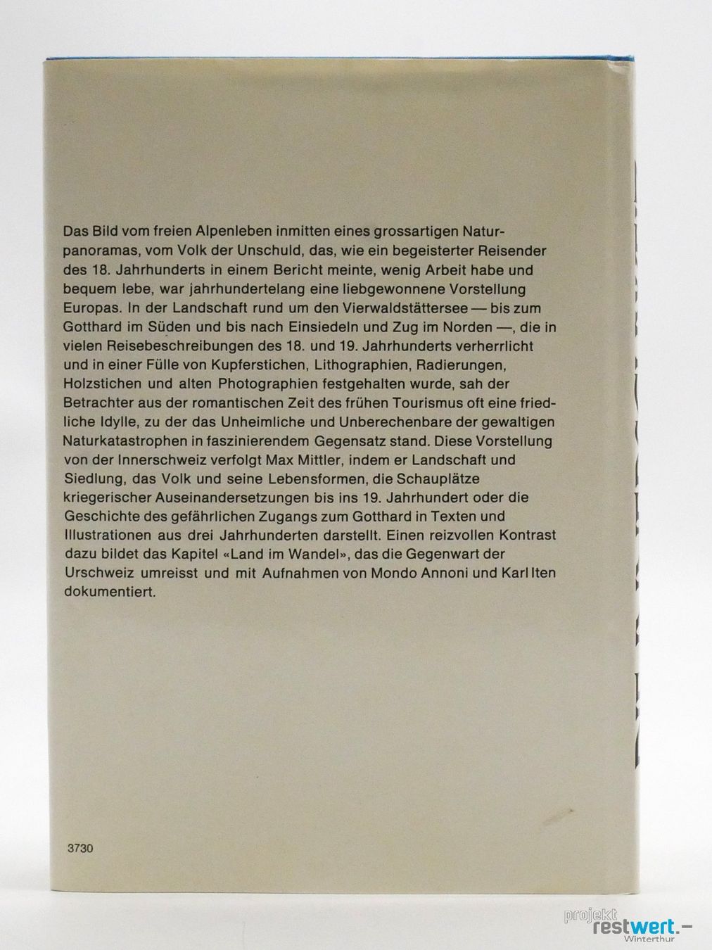 Libri: MAX MITTLER - Die Innerschweiz – Usato da Winterthur venduto da Restwert_Winterthur 1