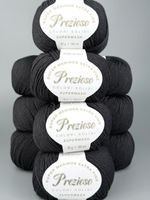 100% Merinowolle extrafine Set 10 Knäueln Anthrazit
