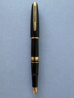 Penna stilografica nera Waterman 18 k finiture oro usata