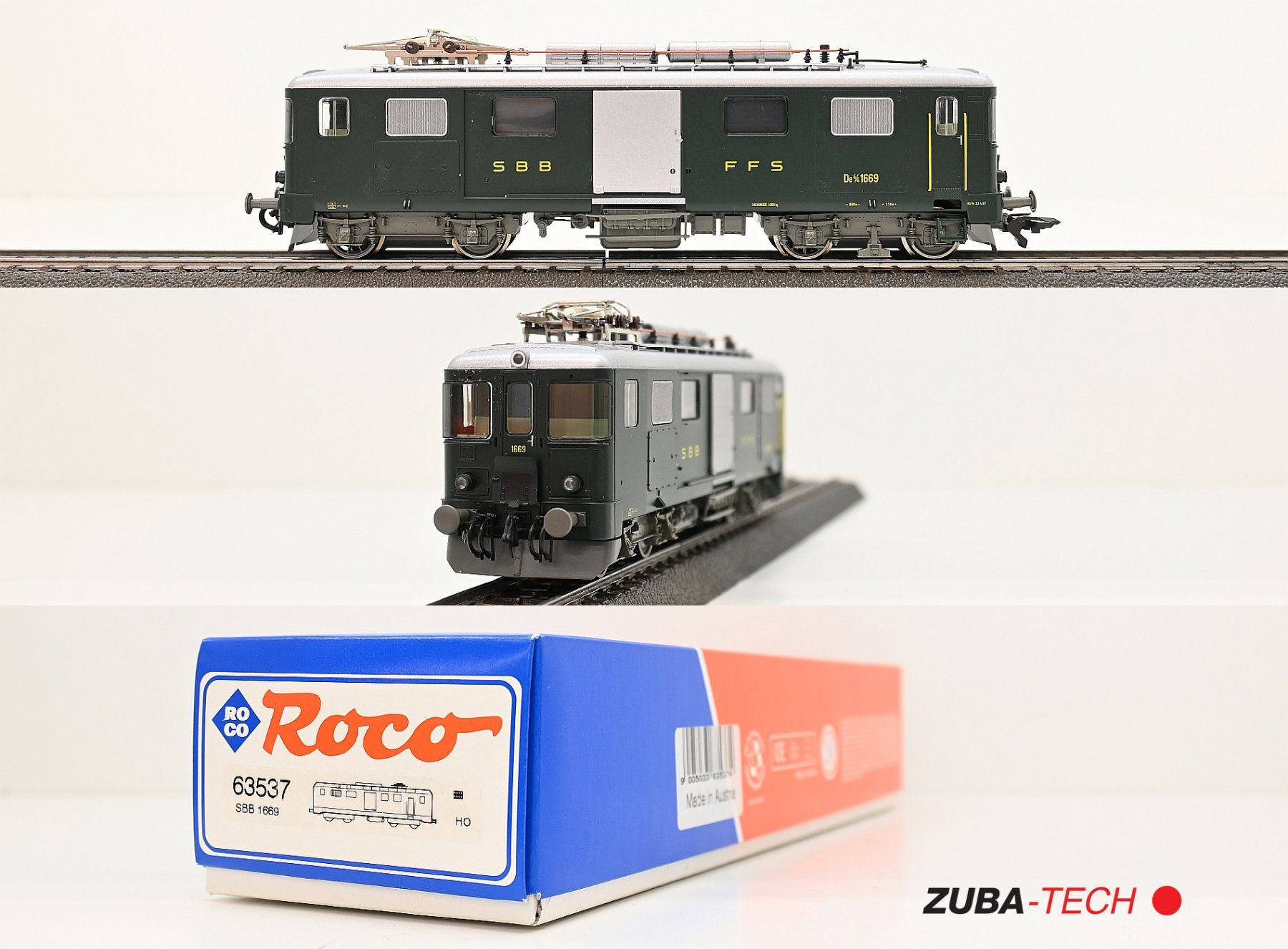 Roco 63537 Gepäcktriebwagen De 4/4 SBB H0 GS Analog mit OVP (Gebraucht ...