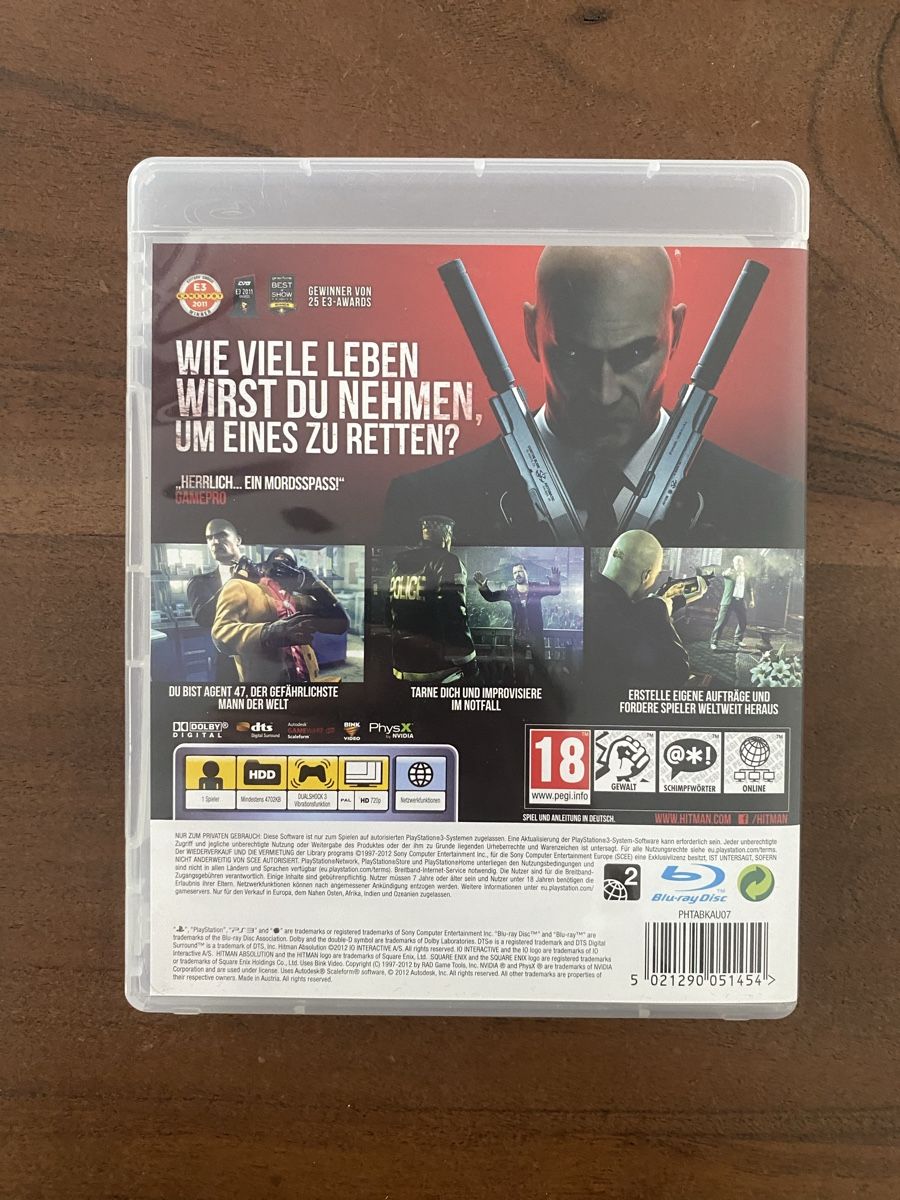 Sony Jeux: Hitman Absolution für PS3 – D'occasion à Thunstetten par Virus_33 2