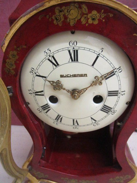 Bucherer Stand- & Wanduhren: BUCHERER Pendule Holzgehäuse Sockel - H = 50 cm – Gebraucht aus Luzern von Horoskop1 2