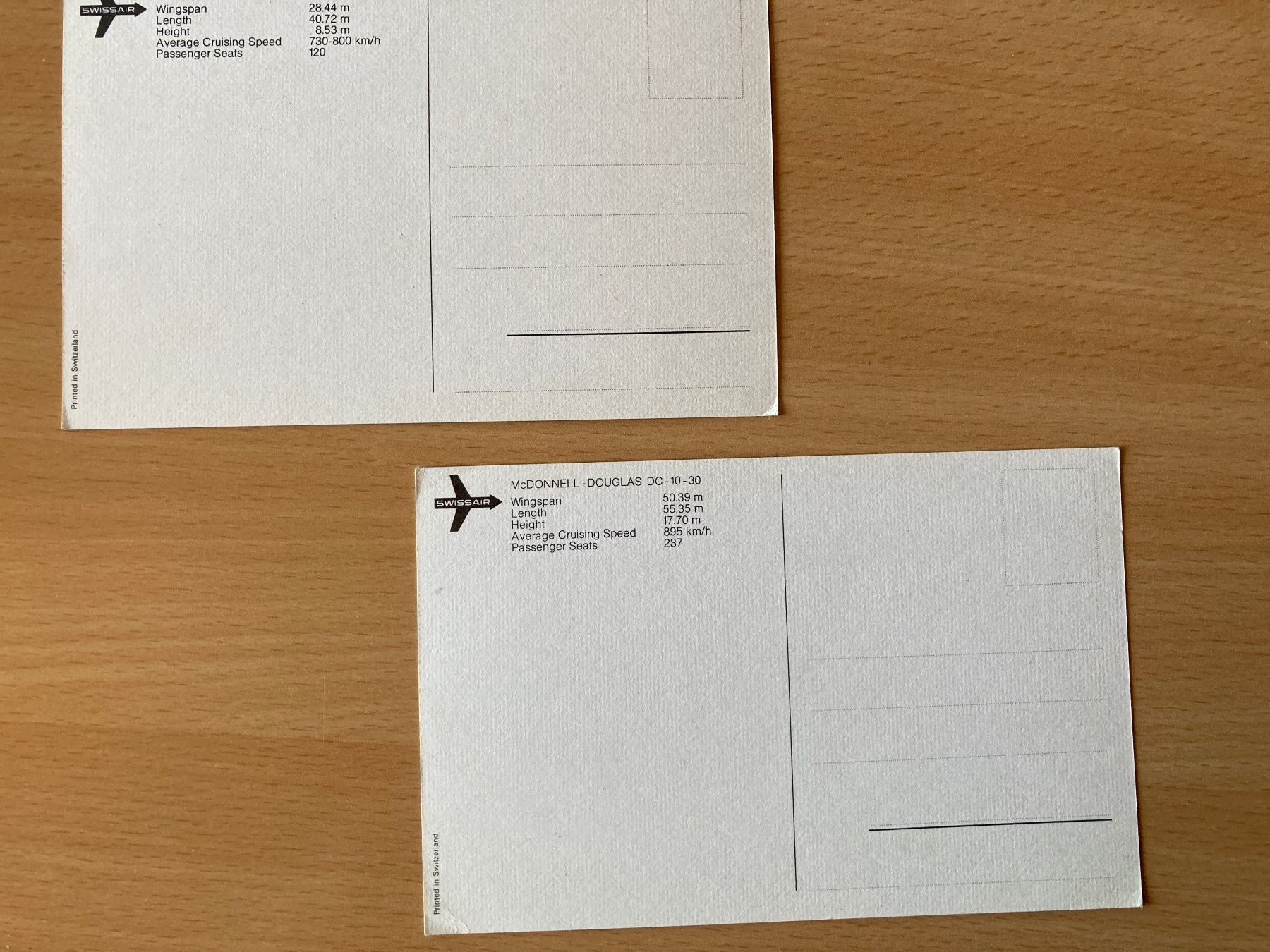 Cartoline postali: 2 Ansichtskarten Swissair, ungelaufen – Nuovo (secondo la descrizione) da Lütisburg venduto da wiesenpippau 3