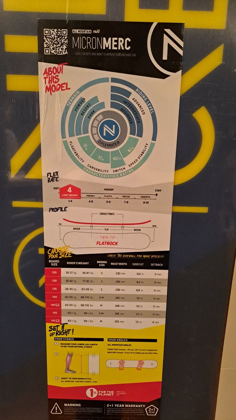 Nidecker Board: NEU! Nidecker Snowboard 130cm – Nuovo e nell'imballaggio originale da Oberrieden venduto da Raja011 6