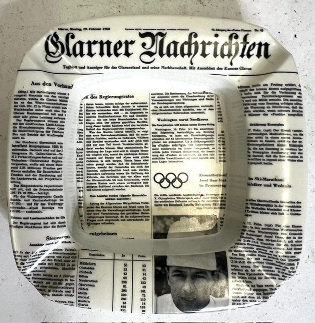 Cendriers: Aschenbecher Glarner Nachrichten Mo, 19.Feb 1968 – D'occasion à Zürich par gigimai67