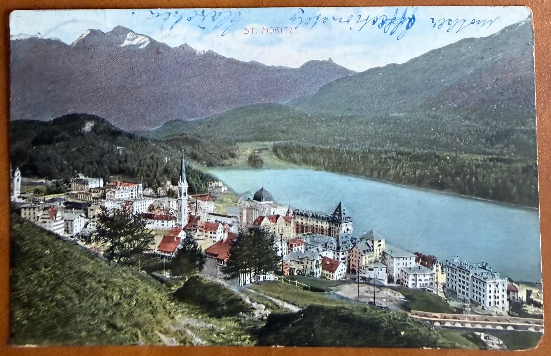 Cartes postales: St. Moritz - Panorama 1913 – D'occasion à Lutry par Ediego